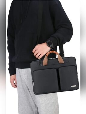 Lacdo 14" Black 360° Protective Laptop Case NWOT